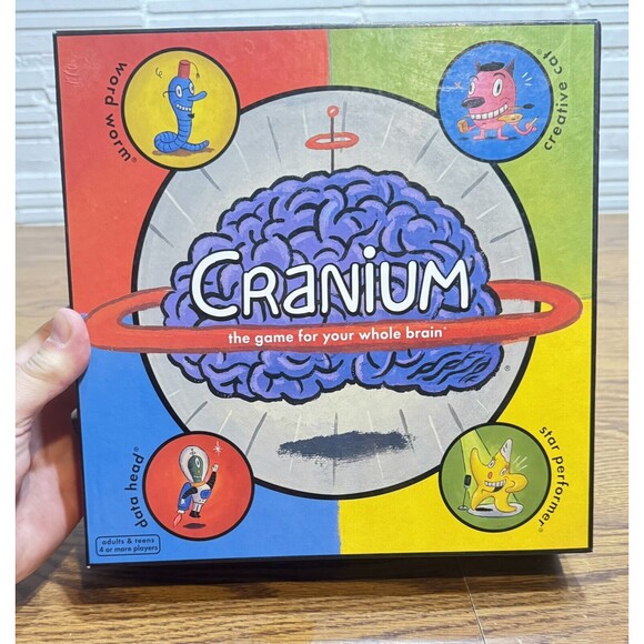 Cranium The Game 4 Your Whole Brain 1998 Outrageous Game Board‎ - Picture 1 of 13